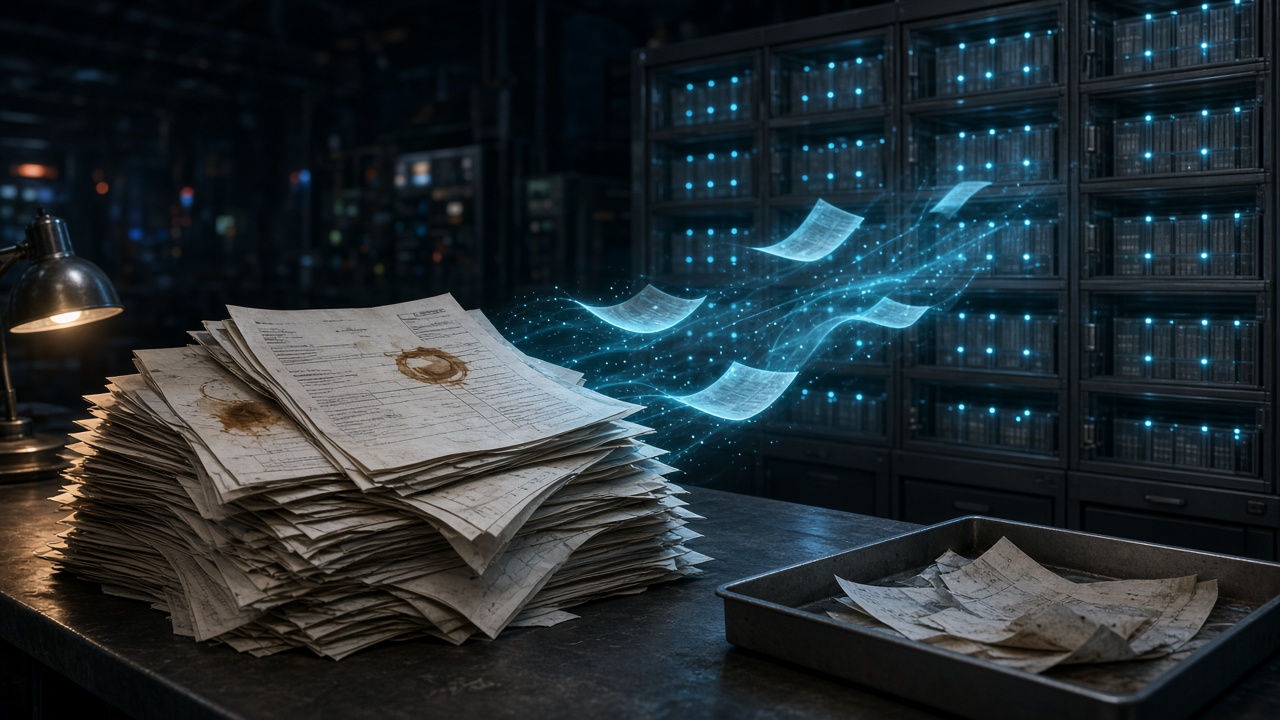 Energy Company Paperless Document Workflow: Intake, OCR, Metadata, Archive