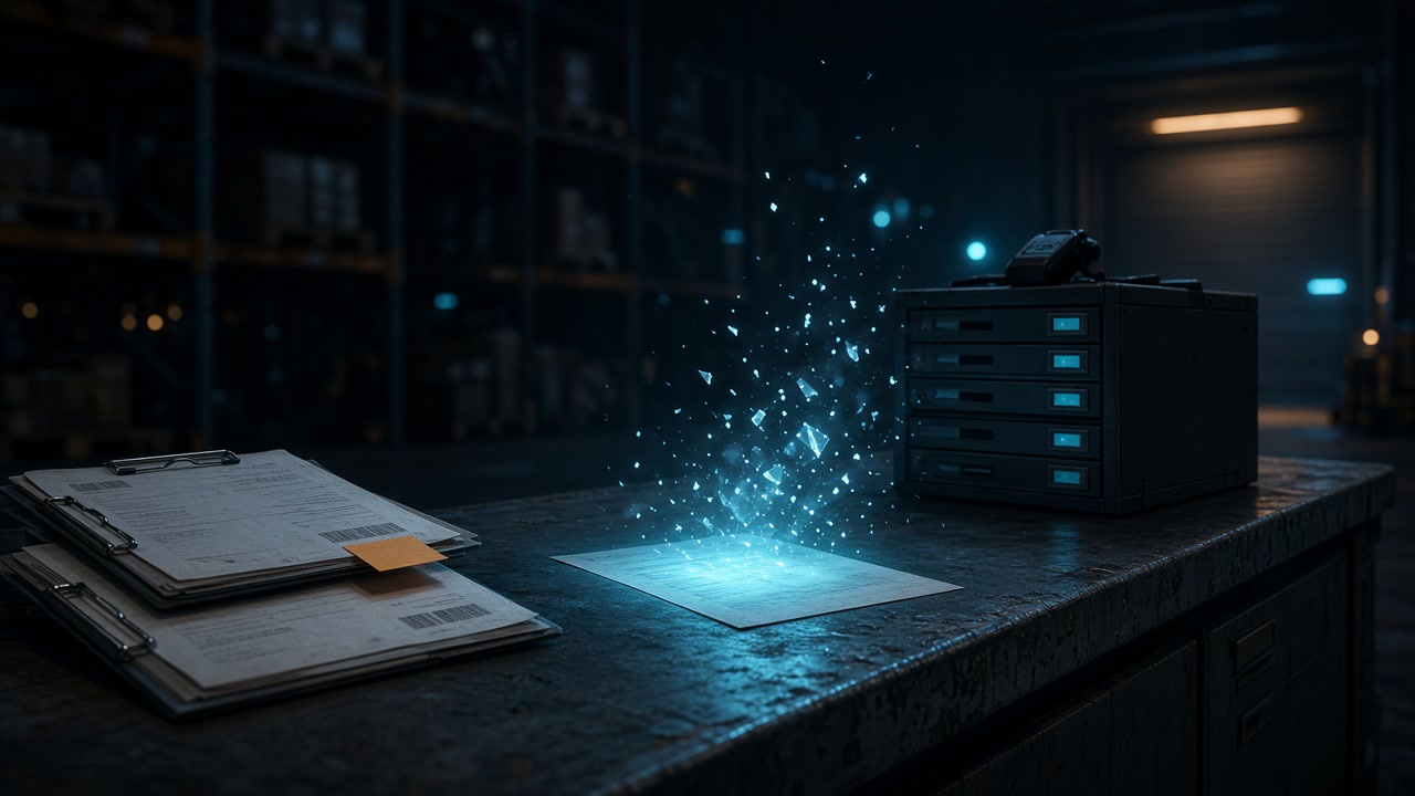 Distribution Paperless Document Workflow: Intake, OCR, Metadata, Archive