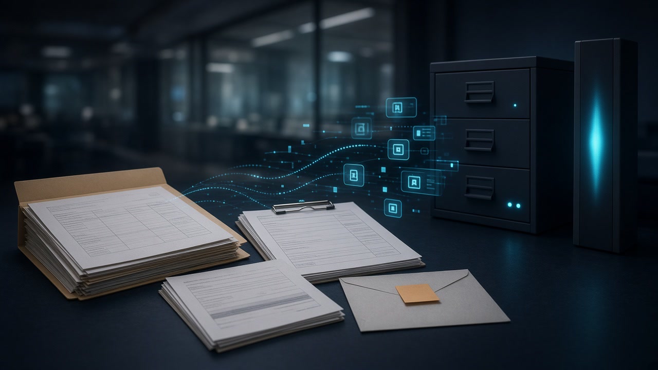 Paperless Hospital Form Workflow: Intake, OCR, Metadata, Archive