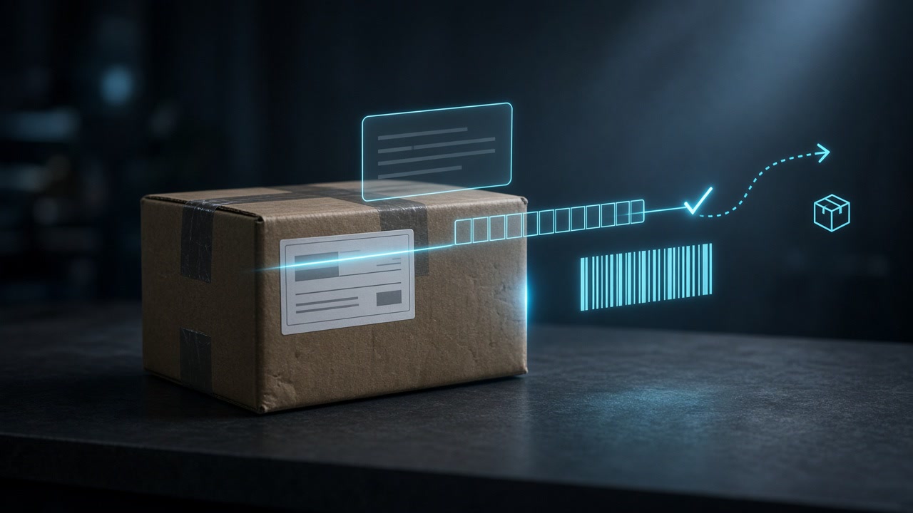 Shipping Label OCR: Read Tracking Numbers, Addresses, and Parcel References